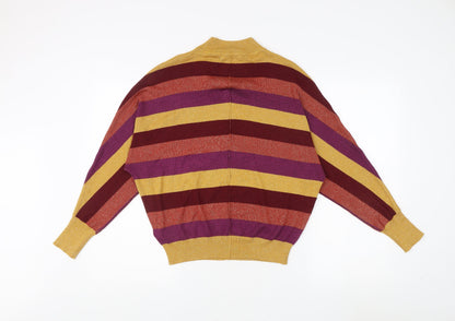 Womens UK Size S Marks and Spencer Multicoloured Pullover Jumper