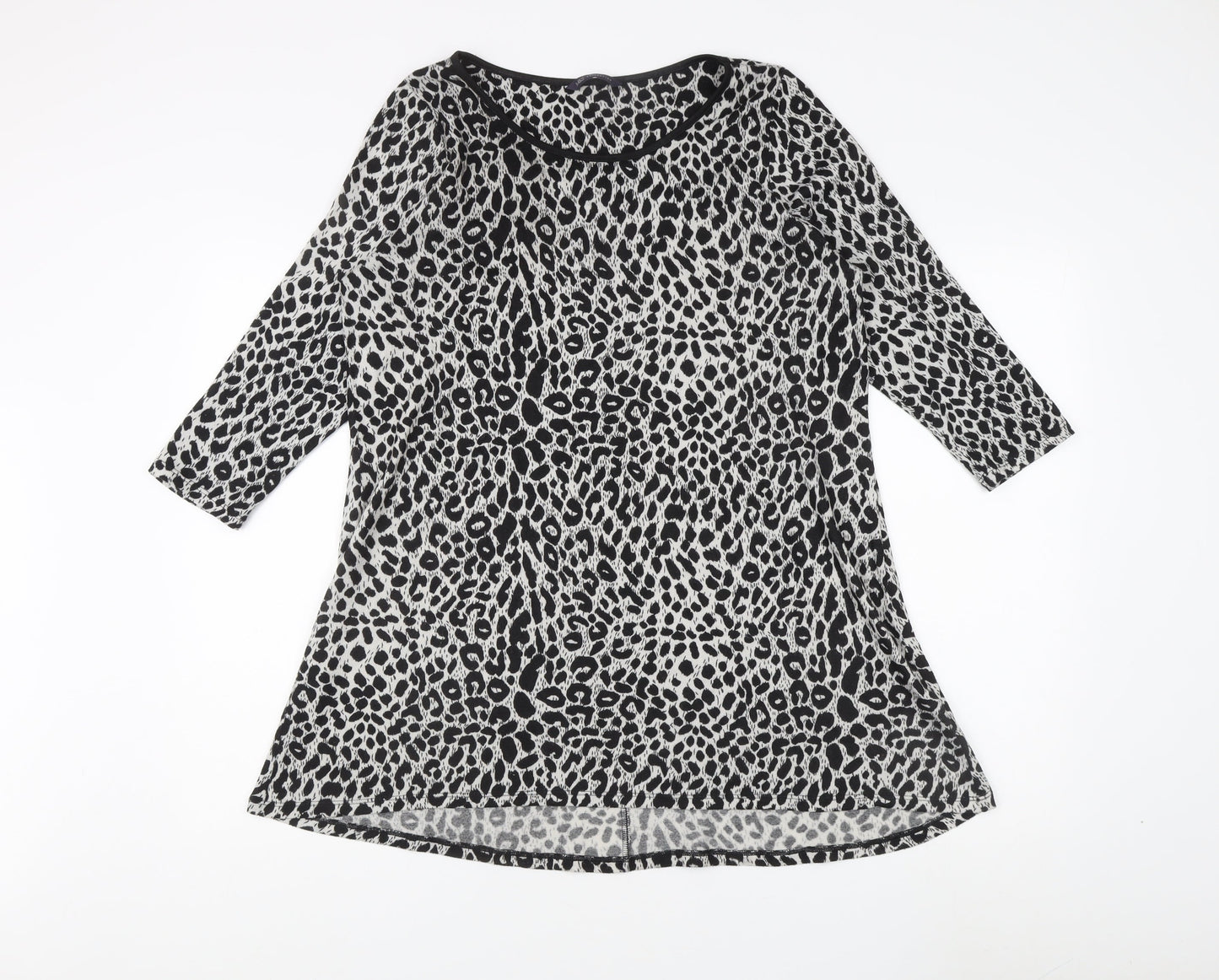 Womens UK Size 12 Marks and Spencer Multicoloured Basic Blouse