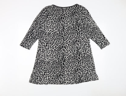 Womens UK Size 12 Marks and Spencer Multicoloured Basic Blouse