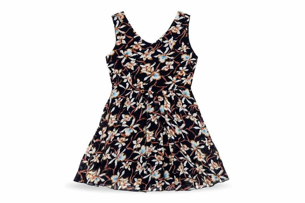 Jasmine Women's Multicoloured Floral A-Line Dress - Size 10