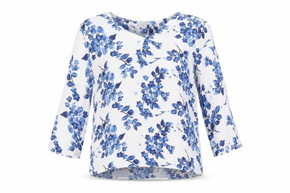Queenspark Women's Multicoloured Floral Top Size 10