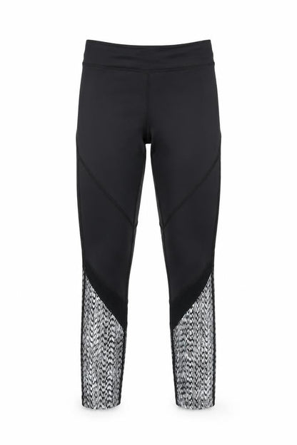 Dare 2b Women's Black Slim Fit Geometric Leggings Size 8