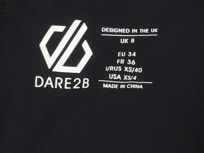 Dare 2b Women's Black Slim Fit Geometric Leggings Size 8