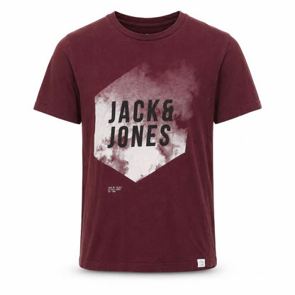Mens UK Size M JACK & JONES Red  T-Shirt
