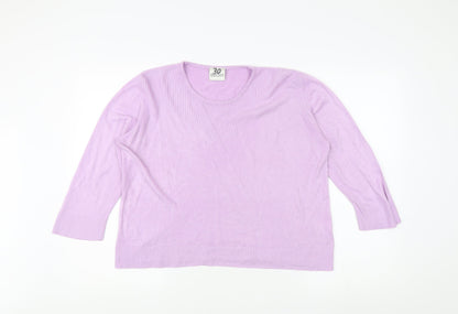 Eastex Women's Purple Pullover Jumper, Size 16