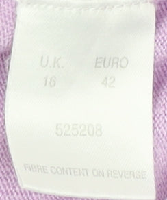 Eastex Women's Purple Pullover Jumper, Size 16