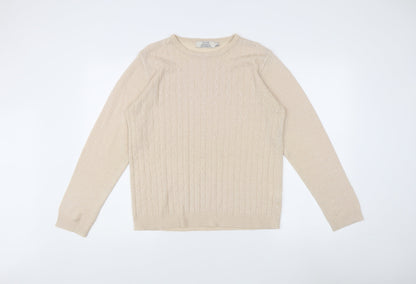 Honor Millburn Women's Beige Cable-Knit Jumper M
