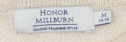 Honor Millburn Women's Beige Cable-Knit Jumper M