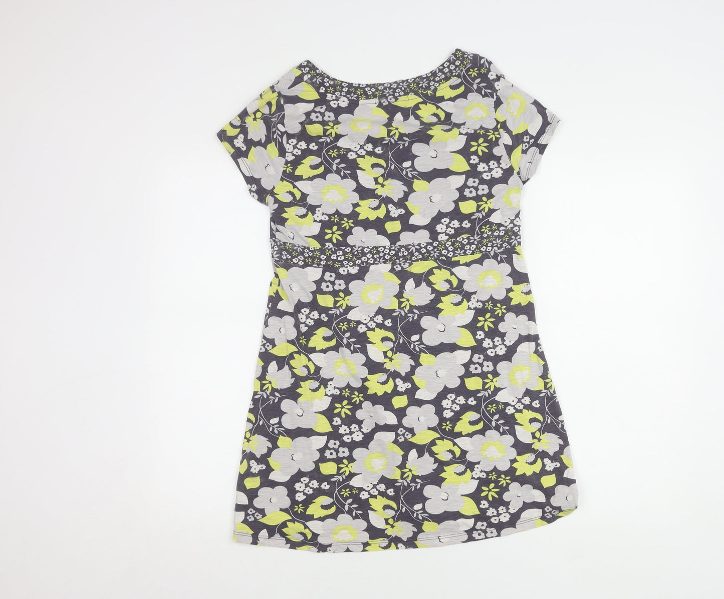 Boden Women's Multicoloured Floral Jersey Top Size 12