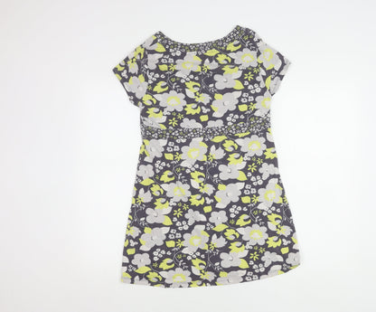 Boden Women's Multicoloured Floral Jersey Top Size 12