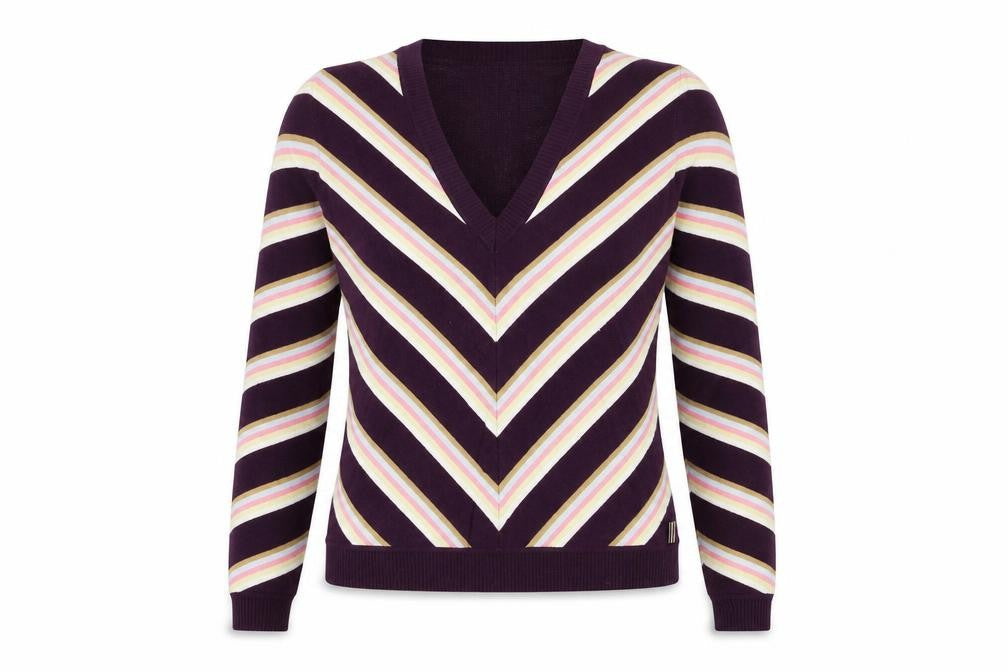 Womens UK Size M Jasper Conran Purple Pullover Jumper