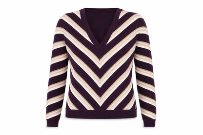Womens UK Size M Jasper Conran Purple Pullover Jumper