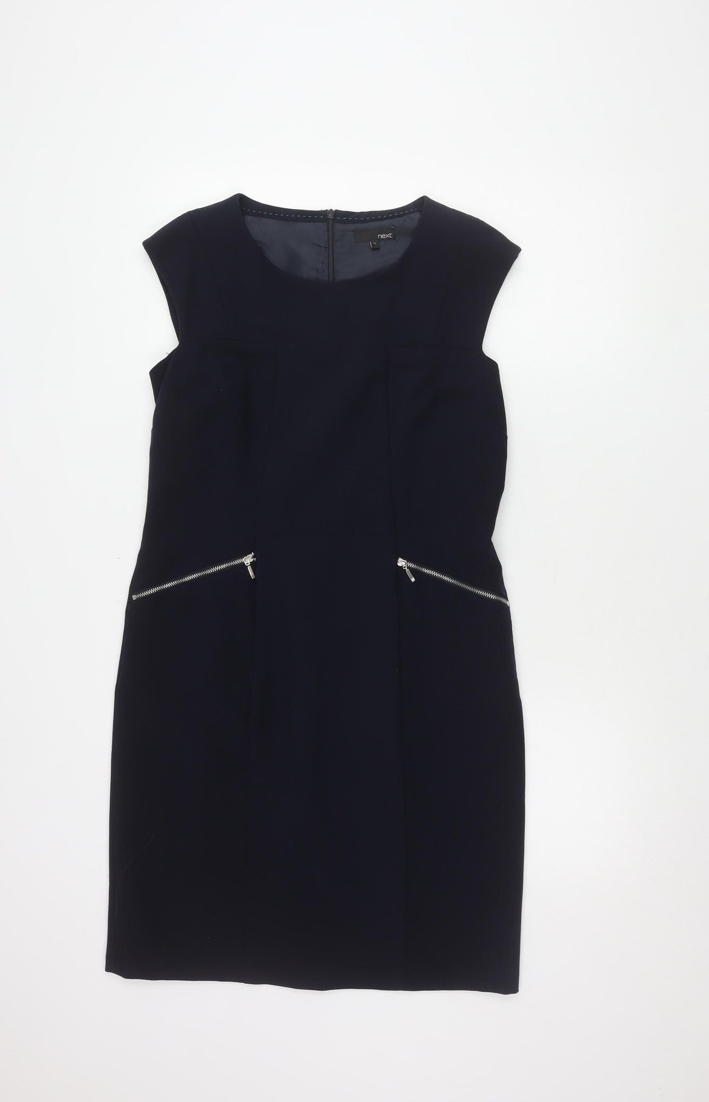 Next Women's Black Sheath Dress Size 14 - Workwear Essential