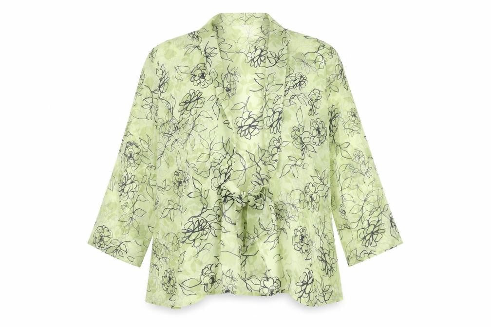 Womens UK Size 10 Eastex Green Tunic Blouse