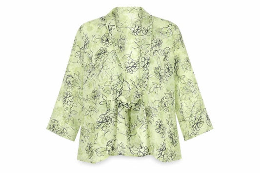 Womens UK Size 10 Eastex Green Tunic Blouse