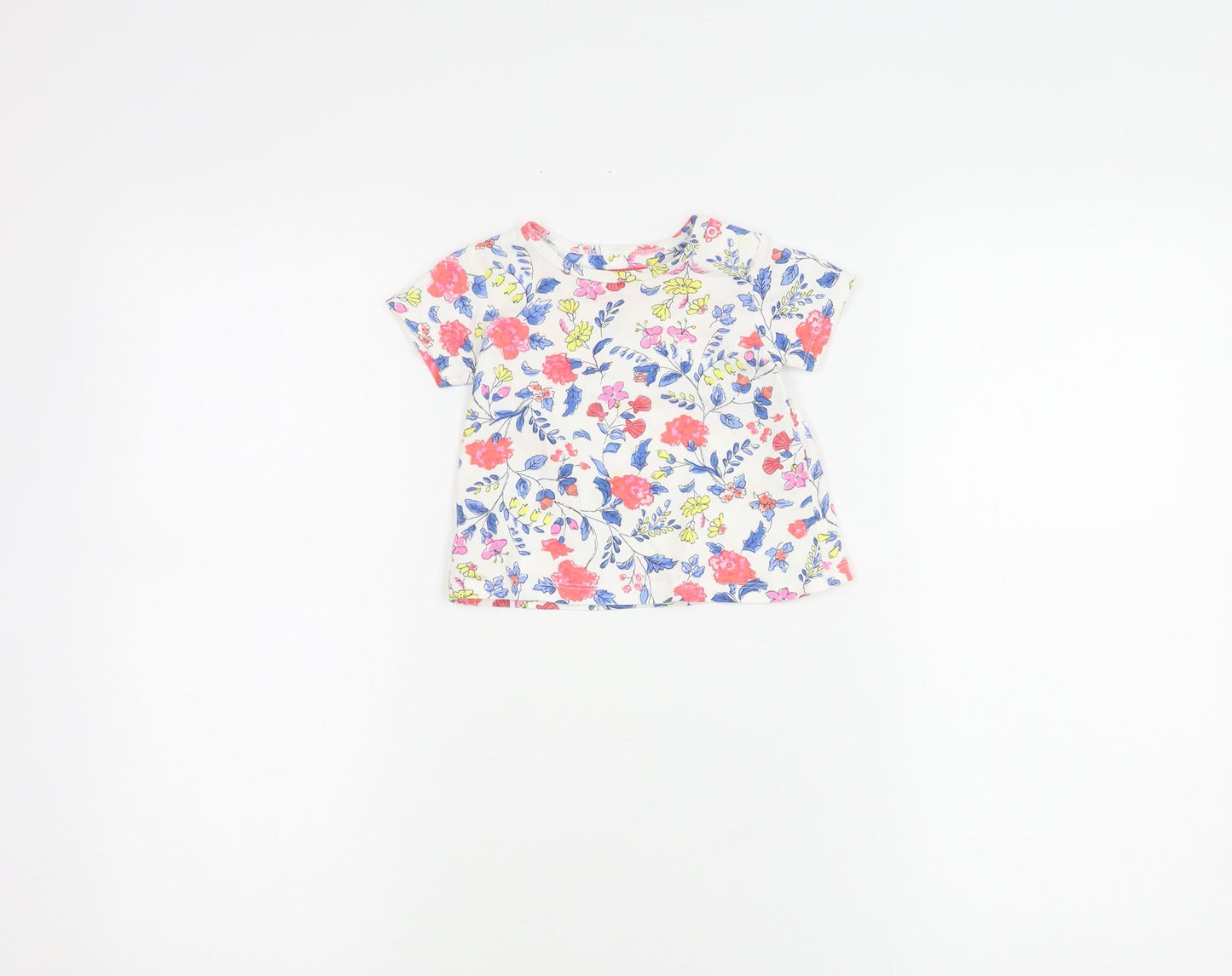 Joules Baby Multicoloured Floral T-Shirt, 3-6 Months
