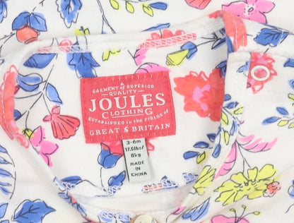 Joules Baby Multicoloured Floral T-Shirt, 3-6 Months
