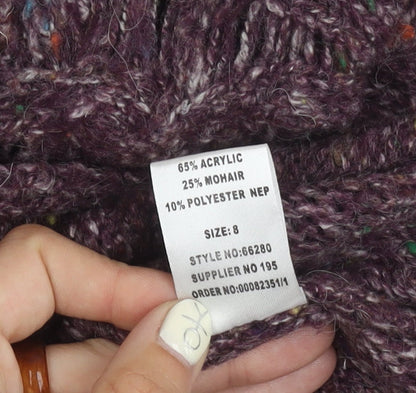 Womens UK Size 8 SoulCal & Co Purple Pullover