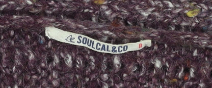 Womens UK Size 8 SoulCal & Co Purple Pullover