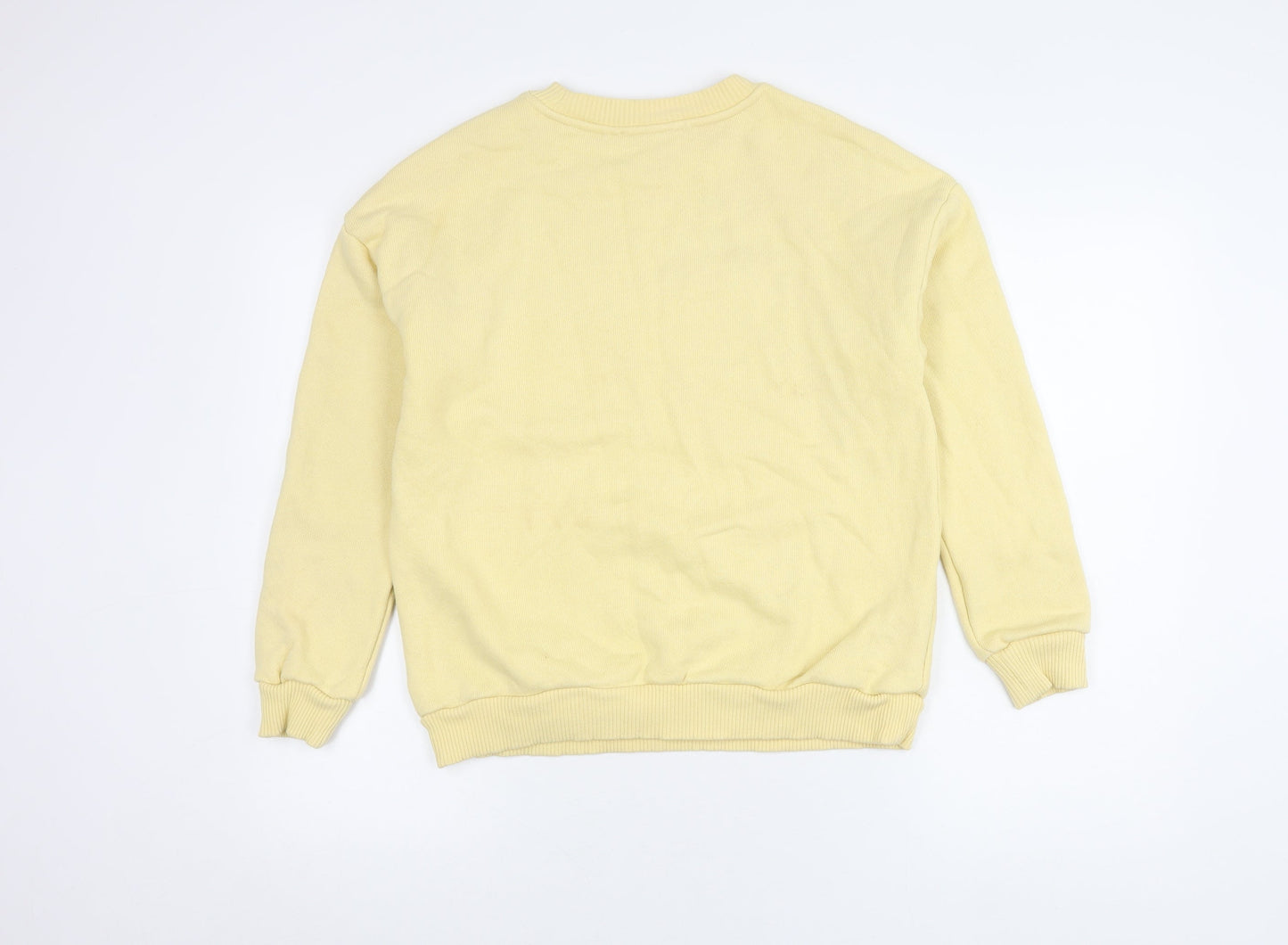 Mint Velvet Women's Yellow Sweatshirt Cotton S