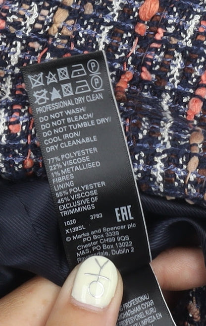 Marks and Spencer Women's Multicoloured Blazer, Size 10