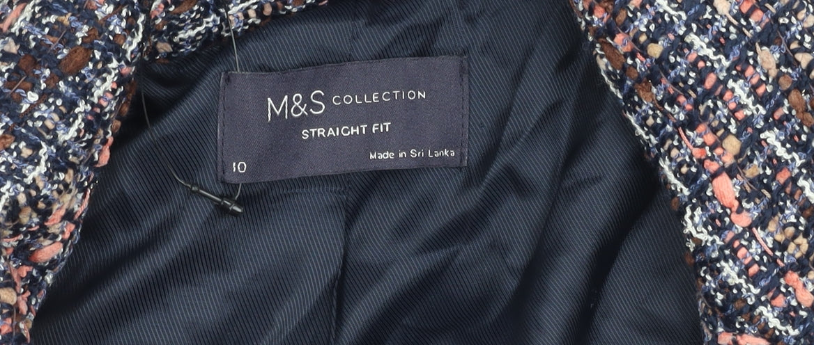 Marks and Spencer Women's Multicoloured Blazer, Size 10
