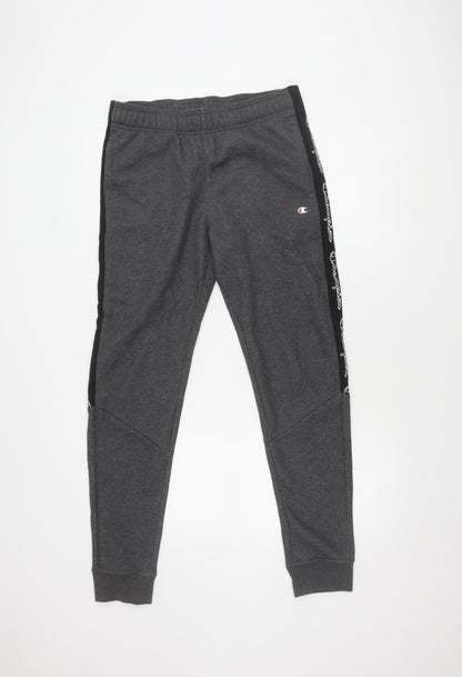 Champion Men's Grey Jogger Trousers Size M - Gym & Training