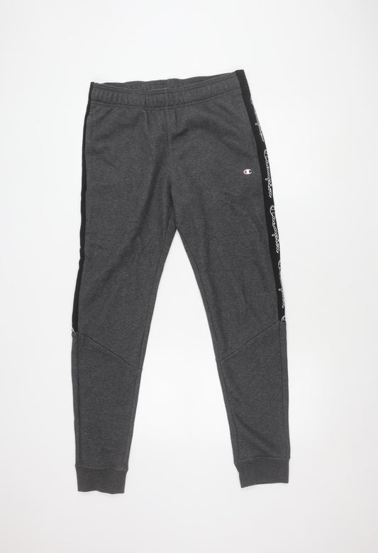 Champion Men's Grey Jogger Trousers Size M - Gym & Training