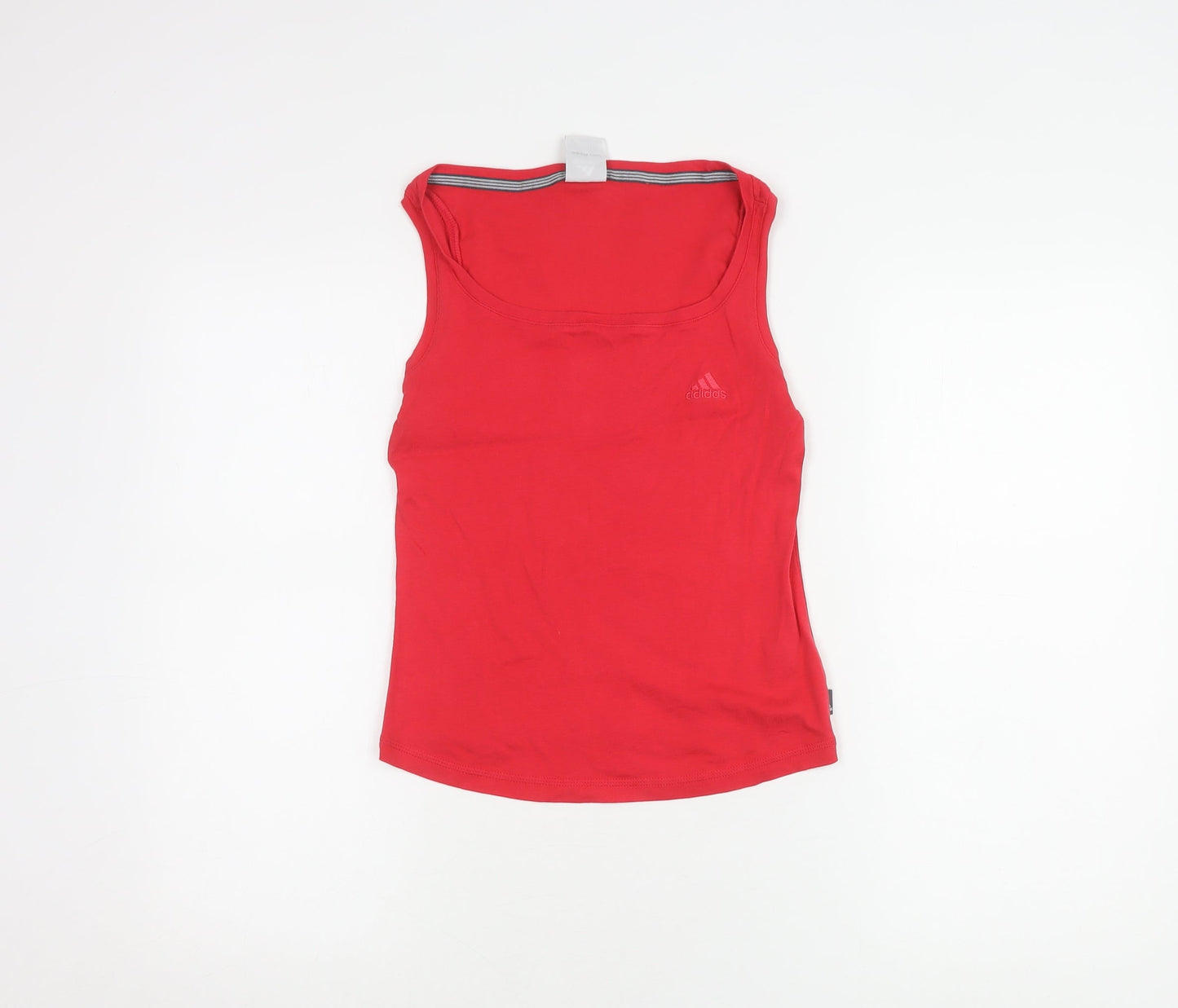 Womens UK Size 10 adidas Red Basic Tank