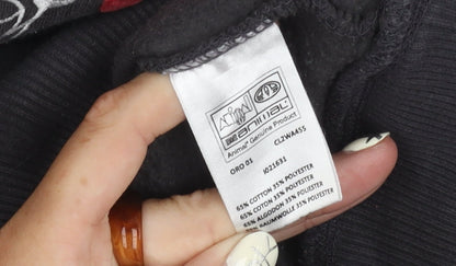 Animal Women's Black Hoodie Size 8 with Logo Accents