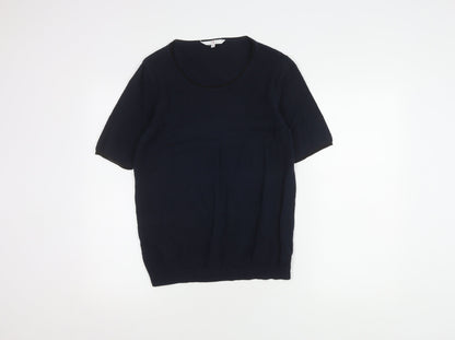 Jasper Conran Women's Black Knit Top, Size 14