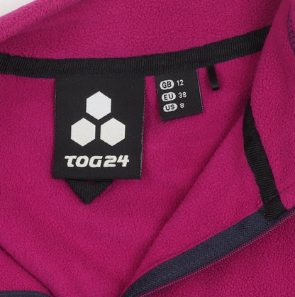TOG24 Women's Pink Pullover Sweatshirt - Size 12