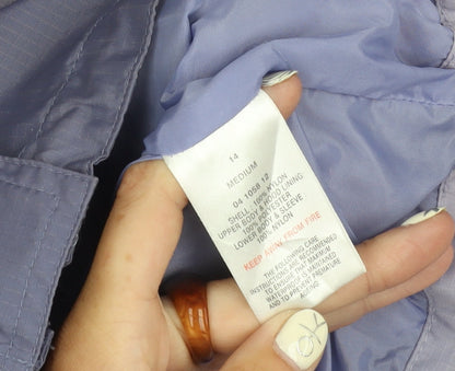 Womens UK Size 14 Peter Storm Blue Rain Coat