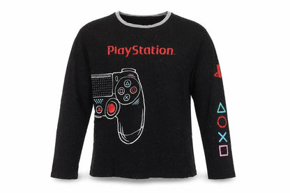 PlayStation Boys Black Long Sleeve Graphic Tee 13-14 Years