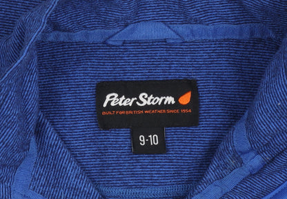 Peter Storm Boys Blue 1/4 Zip Sweater, Size 9-10 Years