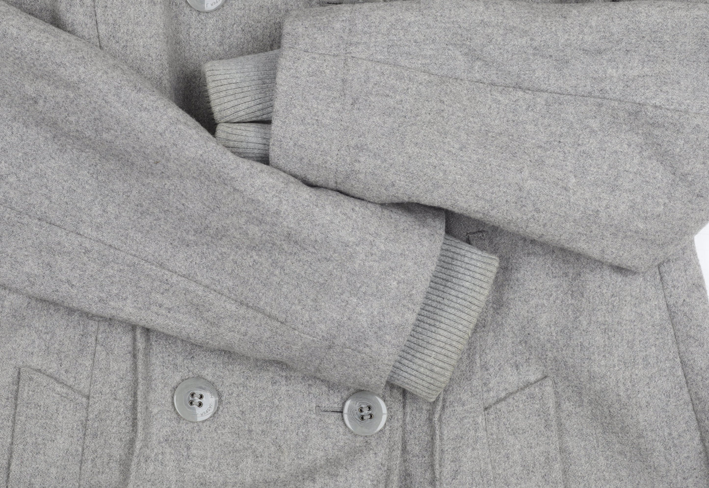 Womens UK Size 14 Jasper Conran Grey Pea Coat