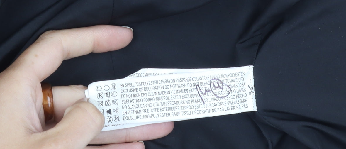 Forever 21 Women's Black Beige Suit Jacket Size 8