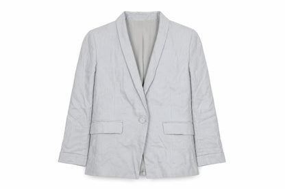 Womens UK Size 12 Whistles Regular Grey Blazer