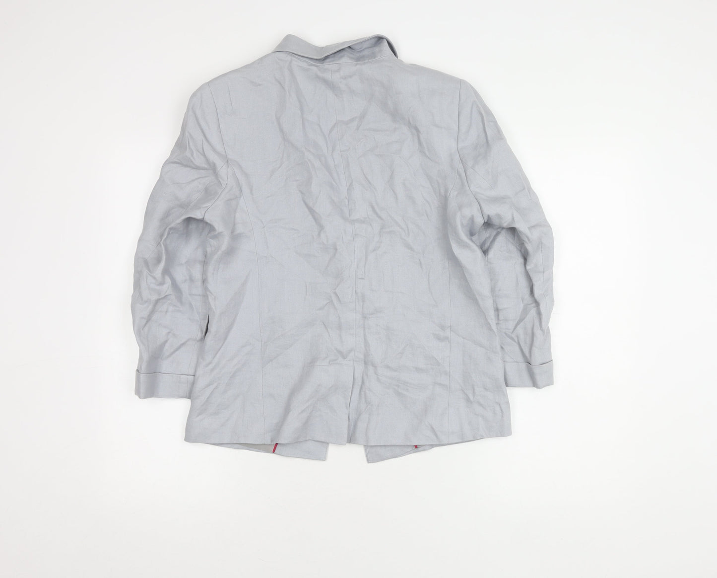 Whistles Grey Women's Blazer Size 12 Regular Fit