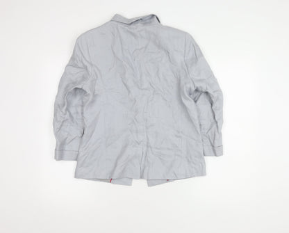 Whistles Grey Women's Blazer Size 12 Regular Fit