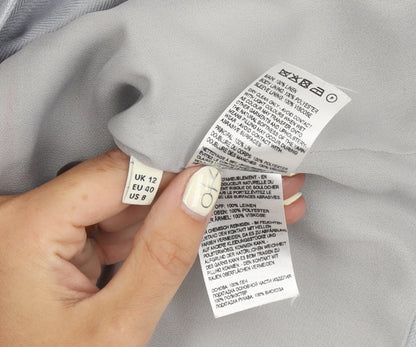 Whistles Grey Women's Blazer Size 12 Regular Fit