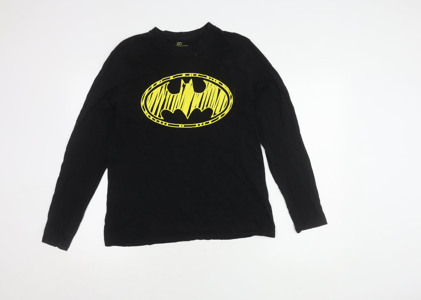 Mens UK Size S Batman Black  T-Shirt