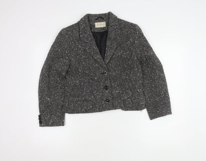 Minuet Women's Black Tweed Suit Jacket Size 12