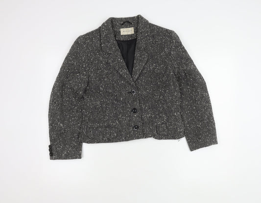 Minuet Women's Black Tweed Suit Jacket Size 12