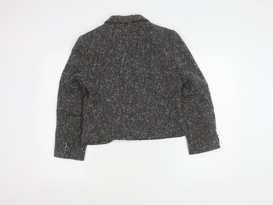 Minuet Women's Black Tweed Suit Jacket Size 12