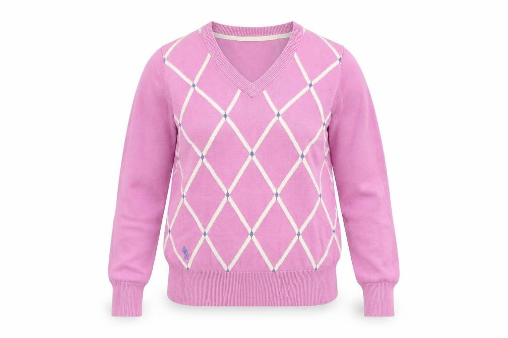 Womens UK Size XS Glenmuir Pink Pullover Jumper