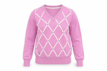 Womens UK Size XS Glenmuir Pink Pullover Jumper