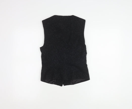 Zara Basic Women's Black Sleeveless Blouse 12