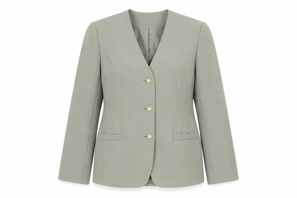 Womens UK Size 12 Eastex Regular Green Blazer