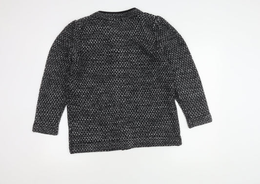 Womens UK Size M Roman Originals Black Cardigan Jumper